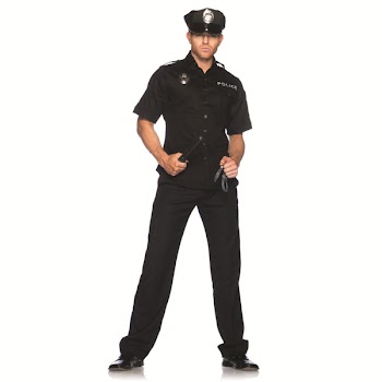T-shirt Halloween costume Police officer - T-shirt 