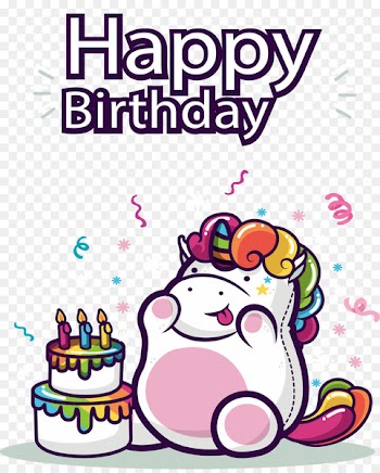 T-shirt Happy Birthday to You Unicorn - The fat Unicorn 