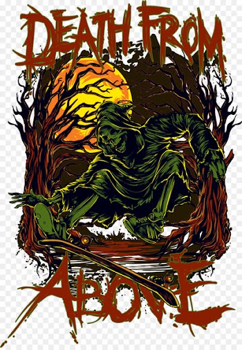 T-shirt Hoodie Clothing Death - Monster moon letter 