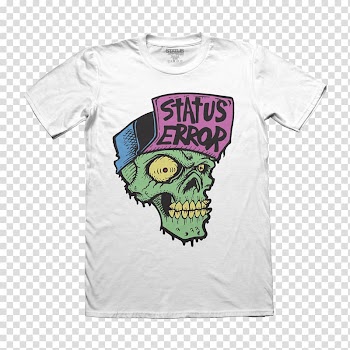 T-shirt Hoodie Clothing sizes Sleeve, skull watercolor transparent background PNG clipart