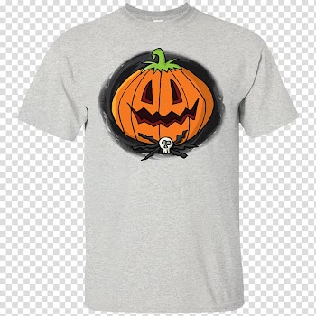 T-shirt Hoodie Sleeve Clothing, pumpkin head transparent background PNG clipart