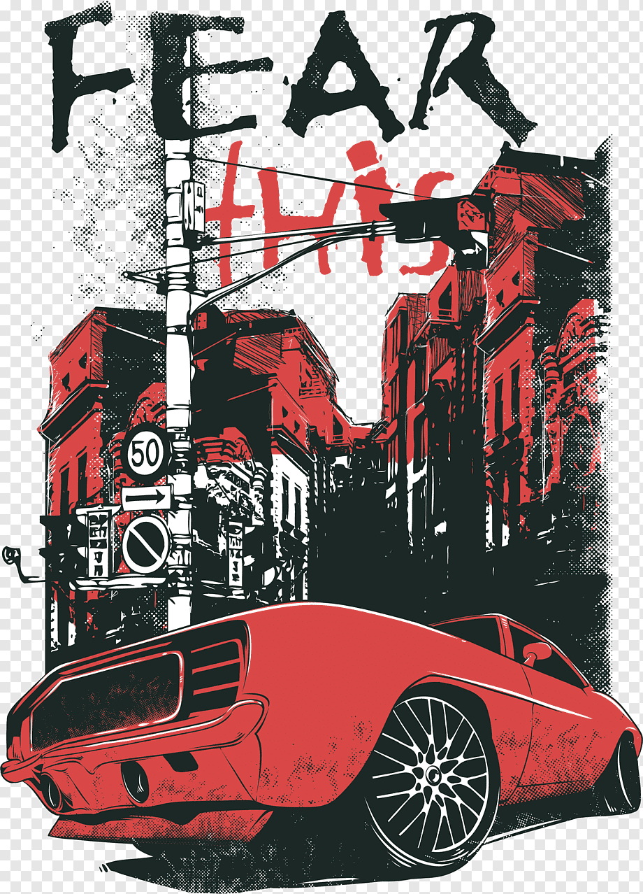 T-shirt Hoodie Top Sweater, Cars city prints, Fear This, tshirt, poster, car png
