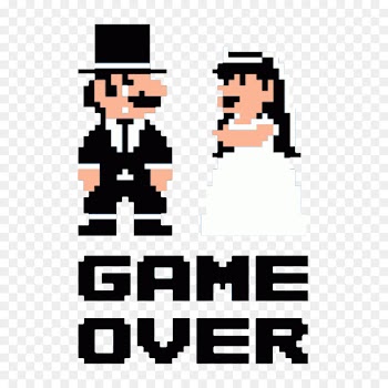 T-shirt Hoodie Wedding Clothing - Super Marie game failed 