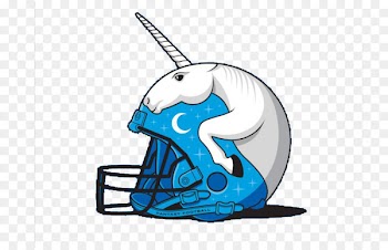 T-shirt Illustrator Geek Illustration - Unicorn blue hat 
