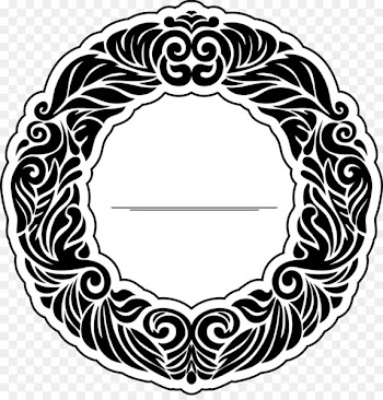T-shirt Ivory Ella Clip art - Black plant circle 