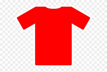 T-shirt Jersey Football Clip Art - Red Shirt Clipart
