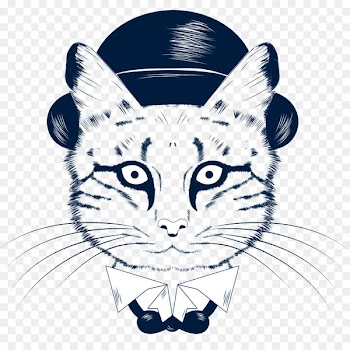 T-shirt Kitten Cat Paper - Painted cat 