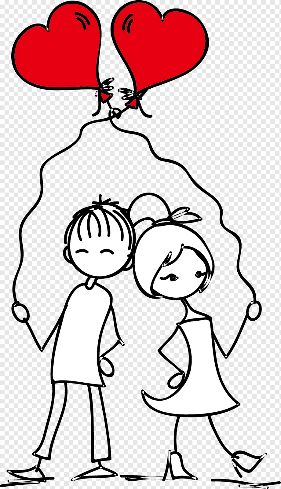 T-shirt Love Valentines Day graphy, Artwork Valentine Couple illustration, white, child, text png
