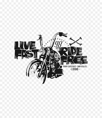 T-shirt Motorcycle Shutterstock - Skeleton motorcycle 