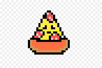 T-shirt Pixel art Pusheen Television - pizzza bubble 