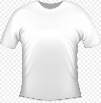 T-shirt Polo shirt Sleeve - Sketch white T-shirt 
