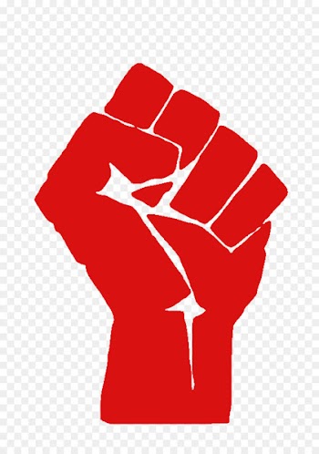 T-shirt Raised fist Sticker Decal Salute - fist 