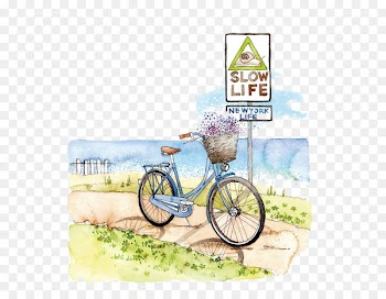 T-shirt Road bicycle Watercolor painting - Watercolor bike 