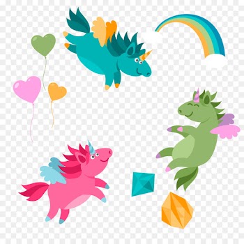T-shirt Santa Claus Unicorn - Vector Little Pegasus 