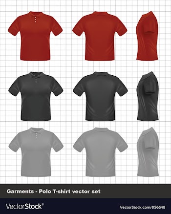 T-shirt set vector image