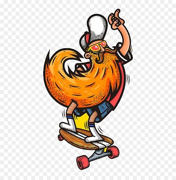 T-shirt Skateboarding Art Roller skates - Skateboard elderly 