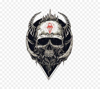 T-shirt Skull Devil Hoodie Spreadshirt - skull 