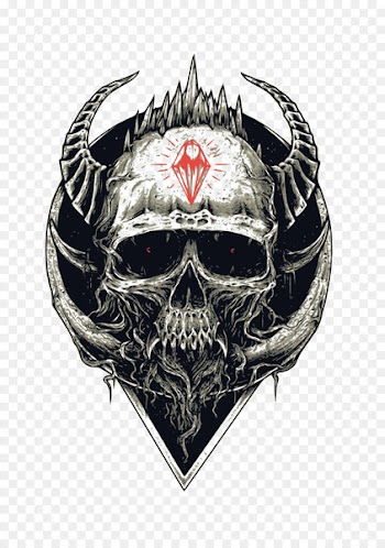 T-shirt Skull Skeleton - skulls 