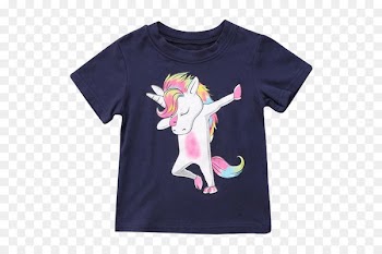 T-shirt Sleeve Top Dab - Unicorn dance 