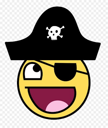 T-shirt Smiley Face Clip art - pirate 
