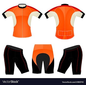 T-shirt sports cycling vest vector image