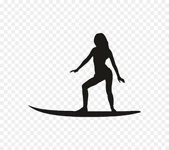 T-shirt Surfing Sticker Decal Surf Girl - tshirt 