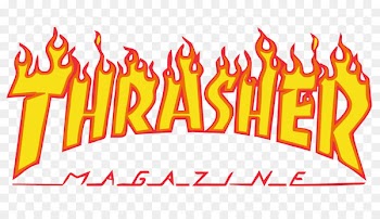 T-shirt Thrasher Skateboarding Logo - Thrasher 