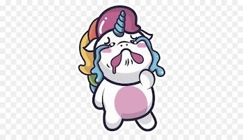 T-shirt Top Unicorn Crying - tshirt 