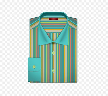 T-shirt Vector graphics Dress shirt Clothing - stripe shirt 