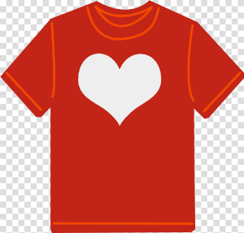 T-Shirt With A Heart PNG Pic