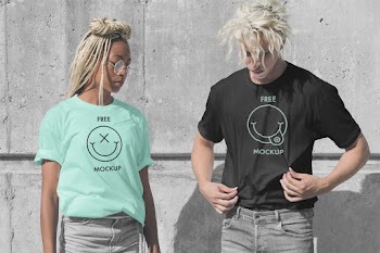 T-Shirts PSD Mockup free free mockup ku 