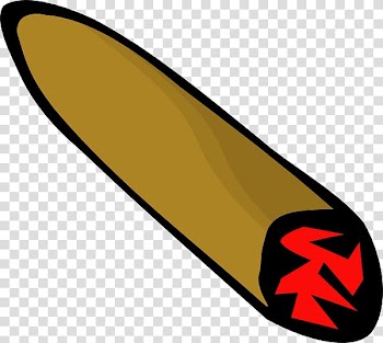 Tabacco illustration, Blunt Joint Cannabis Cigar , Long Cigar At transparent background PNG clipart