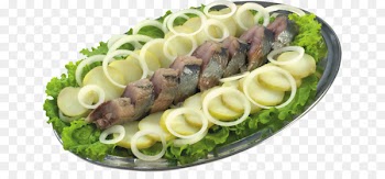Table Barbecue Fish Food presentation Dressed herring - table 