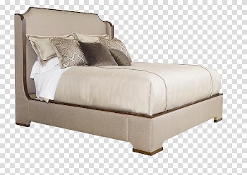 Table Bedroom Upholstery Bed frame, Home fashion model,Fashion Bed transparent background PNG clipart