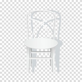 Table Chair Black and white, White armchair transparent background PNG clipart