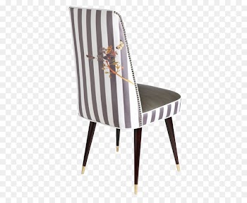 Table Chair Wood Purple - Single Seat 