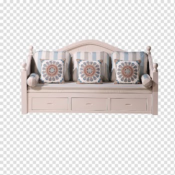 Table Couch Drawer Brown, White sofa transparent background PNG clipart