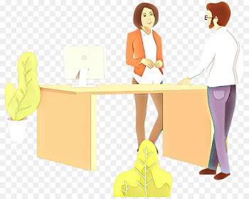 table desk cartoon yellow furniture