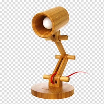 Table Lighting Lamp Light fixture, Bamboo Lamp transparent background PNG clipart