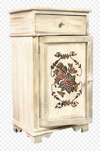 Table Nightstand Drawer Furniture - Retro Desk small cupboard 