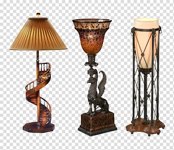 Table Nightstand Lighting Electric light Pendant light, Chinese classical wooden decorative wrought iron table lamp base transparent background PNG clipart