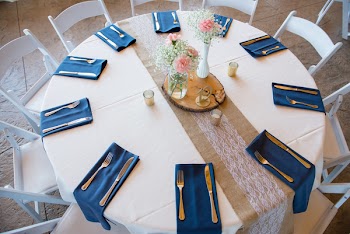Table Setting for a Wedding Reception