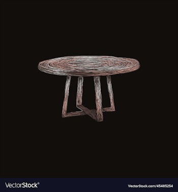 table stand artwork style design