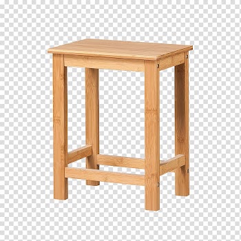 Table Stool Wood Bench, Quartet wood color bench transparent background PNG clipart