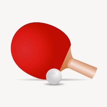 Table tennis clipart, illustration vector. | Free Vector - rawpixel