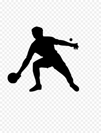 Table tennis Game Player Clip art - Table tennis silhouettes 