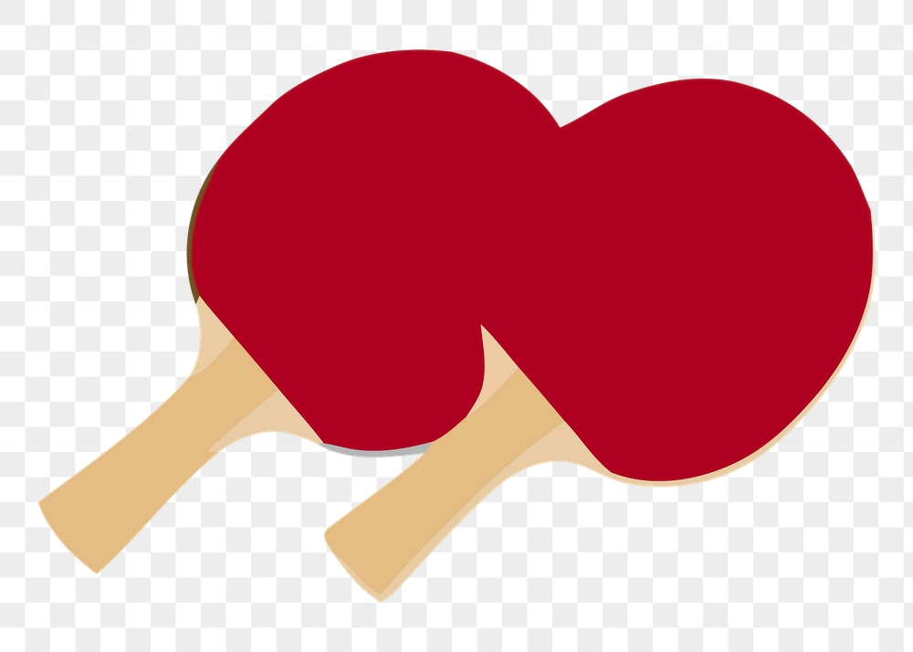 Table tennis png racket sticker, | Free PNG - rawpixel
