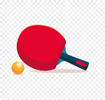 Table tennis racket Ball - Vector Table Tennis 