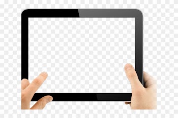 Tablet Clipart Holding - Sap Hana Cloud Platform Mobile