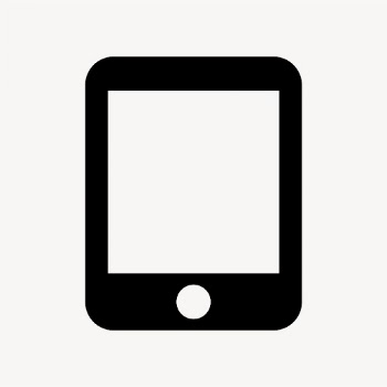 Tablet Mac, hardware icon, outlined | Free Icons - rawpixel